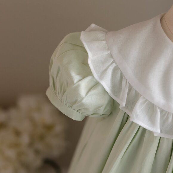 Green Flower Girl Dress Float Bailey Boys Chabré Boutique Size 2T New - Picture 3 of 6